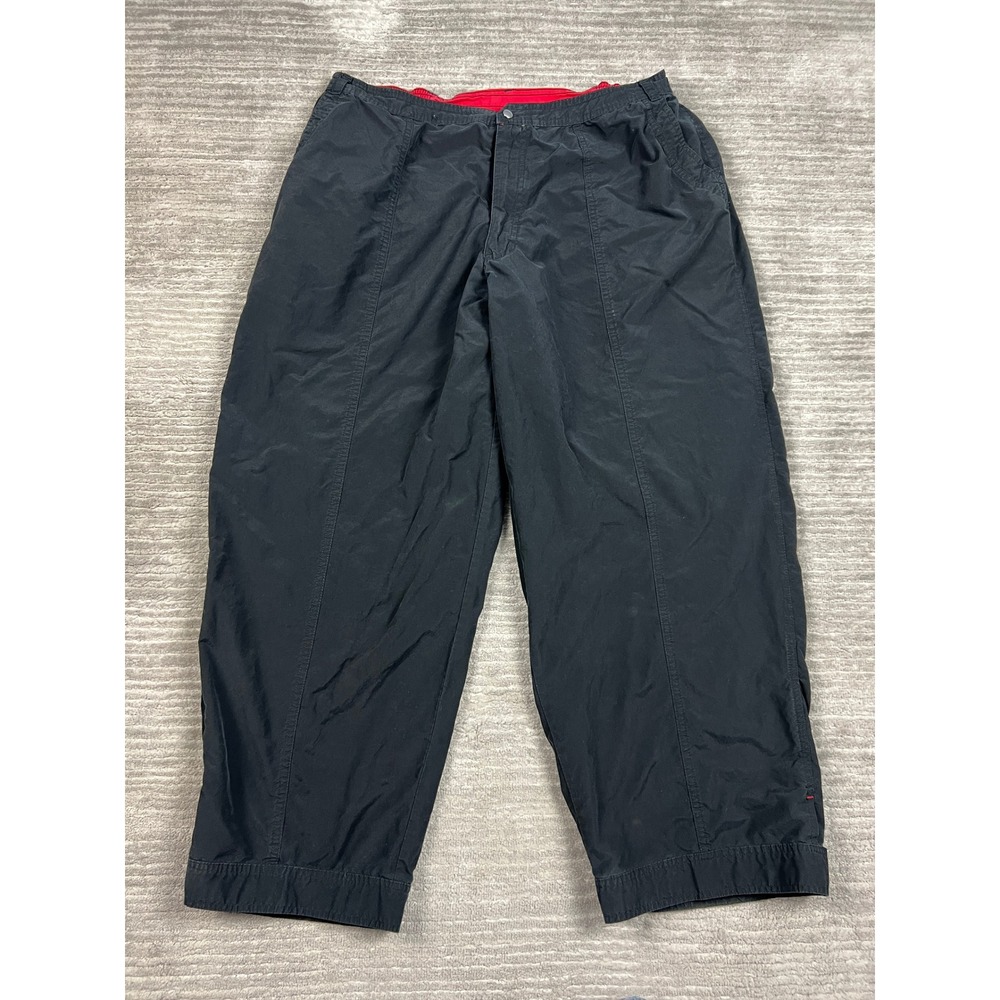 Just My Size Pants Womens 18W/20W Black Shaped Fit Cropped Cotton Nylon JM7102